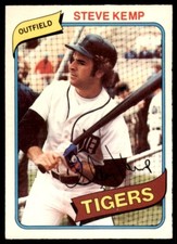 1980 O-PEE-CHEE STEVE KEMP DETROIT TIGERS #166