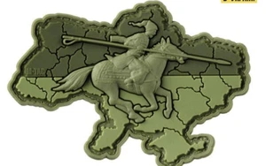 patch Cossack Ukraine 3D PVC Olive UKRAINE 2023 - Picture 1 of 9