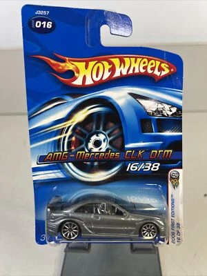 2006 Hot Wheels First Editions #16 AMG-Mercedes CLK DTM Silver Car 1/64 Toy NEW - Image 1 of 4