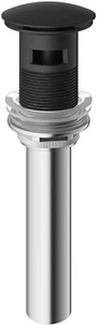 Vigo VG16002MB 2.75" Pop Up Drain Stopper Bathroom Sink Vessel - Matte Black - Picture 1 of 2