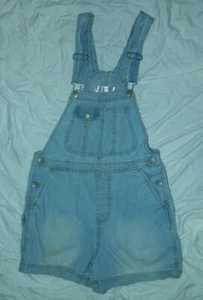 Juniors Classic NO BOUNDARIES Brand Blue Denim Overalls size Small 3-5  - Picture 1 of 8