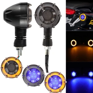2x Motorcycle LED Turn Signal Lights For Honda Shadow ACE/Aero/Spirit 1100 750 A - Picture 1 of 12