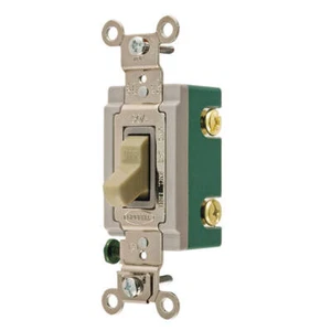 BRYANT 3002I Switch,Ivory,30A,2-Pole Switch,1 to 2 HP 49YZ50 - Picture 1 of 2
