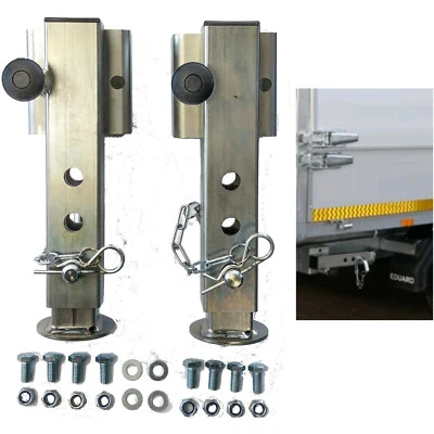 2 x Stützfuß 350mm Stütze Schwenkstütze verstellbar PKW Anhänger Trailer - Bild 1 von 4