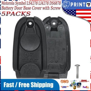 Cubierta base puerta batería 5 piezas con tornillo para Motorola Symbol LS4278 LI4278 DS6878 - Imagen 1 de 9