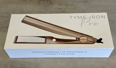 Tyme Iron Pro: Rizador de Oro Rosa y Plancha NUEVA CAJA ABIERTA Sin Usar Foto 1 de 4