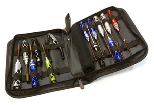 16pcs Competition Tool Set w/ Carrying Bag for 1/8 & 1/10 Size Monster Truck - Picture 1 of 7