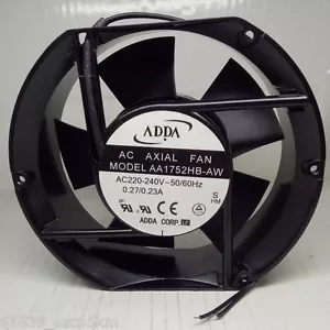Original ADDA Axial flow fan AA1752HB-AW AC 220V 0.27A 2-wire Cooling Fan - Picture 1 of 3