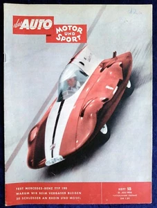 AMS Auto Motor und Sport 15/1956  Test Mercedes 190 Ponton, Porsche 1500 RS Spyd - Bild 1 von 6