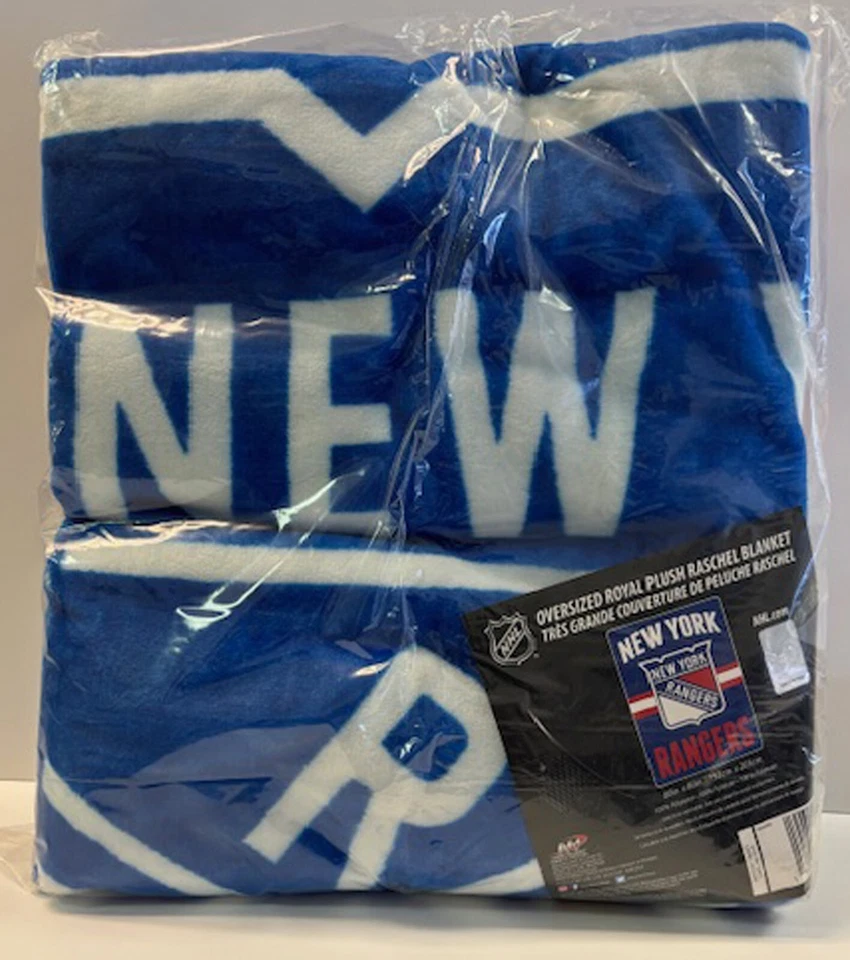 Manta Raschel de Peluche Real 60x80 New York Rangers ENVÍO GRATUITO Foto 1 de 1