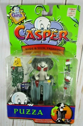 Stinkie "PUZZA" Italian Trendmasters Casper Hide & Seek Friends Figure New 1997 Cover