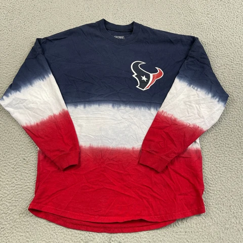 Spirit Jersey Houston Texans Long Sleeves Shirt Size M Tie dye NFL Pro Line Cover