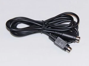 Cable SVHS circular de 4 pines Mini Din S-Video 6 ft. Largo - Imagen 1 de 3