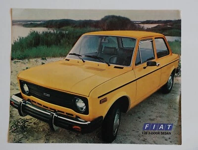 Fiat 128 1978 sedán de 2 puertas original tarjeta folleto coche 1 página Foto 1 de 2