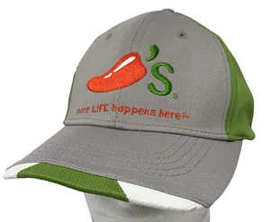 Chili’s Restaurant Cap Hat Men Women Baseball Dad Gray Green Chili Pepper Logo - Picture 1 of 11