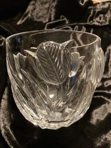 Vintage Crystal Glass Tulip Bulb Bowl Planting - Picture 1 of 5