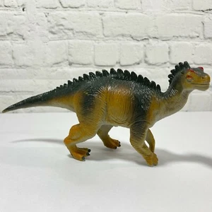 Vintage Dinosaurier Hartplastik Scelidosaurus braun 9" lange Figur 2000 PVC - Bild 1 von 11