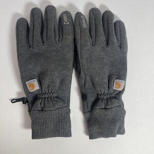 Carhartt Men's C-Touch Knit Gloves Small Gray Gloves Size Medium
