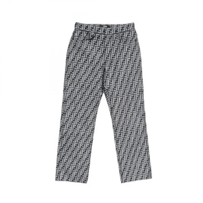 Pantalones de mezclilla FENDI Zucca FLP302 algodón poliéster gris marino usados para hombre #32 Foto 1 de 4