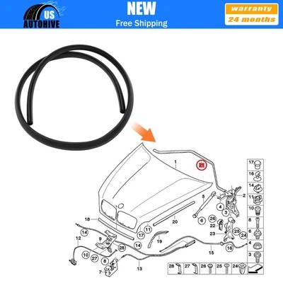Junta de sellado del motor para BMW X6 2008 2009 2010-2014 X5 2007-2011 2012 2013 EE. UU. Foto 1 de 4