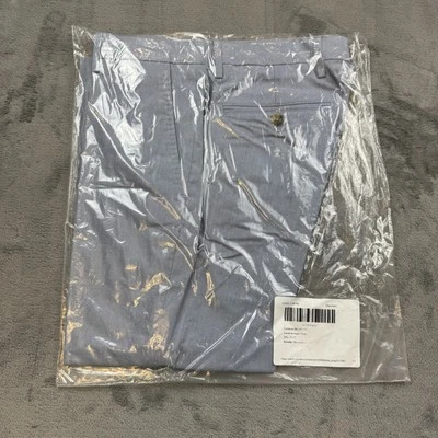 Calça Bonobos Masculina 28x37 Azul Slim Fit Vestido Elástico Chino Leve Nova - Imagem 1 de 4