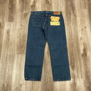 Deadstock NWT Vintage 2001 Y2K Levi's 501XX Men's Blue Jeans Size 36x30 USA Made - Picture 1 of 10