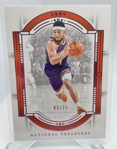 2023-24 Panini National Treasures #6 Devin Booker Pink #/15 - Picture 1 of 2