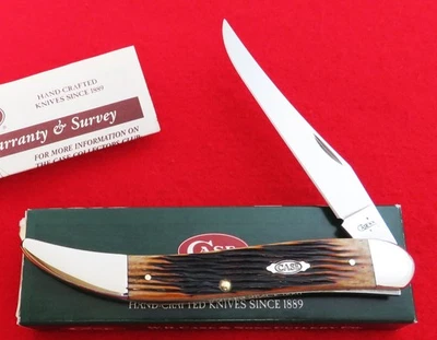 Cuchillo palillo de dientes Case XX Texas 2007 plantilla de granero Bradford hueso marrón sin usar, en caja AAA+ SIN PRECIO BASE Foto 1 de 4