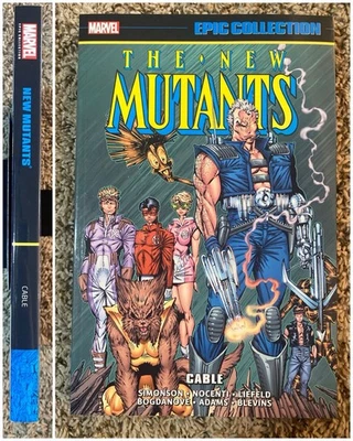 New Mutants Epic Collection TPB Vol 7 - Cable - X-Men Rob Liefeld 86 87 94 Foto 1 de 4