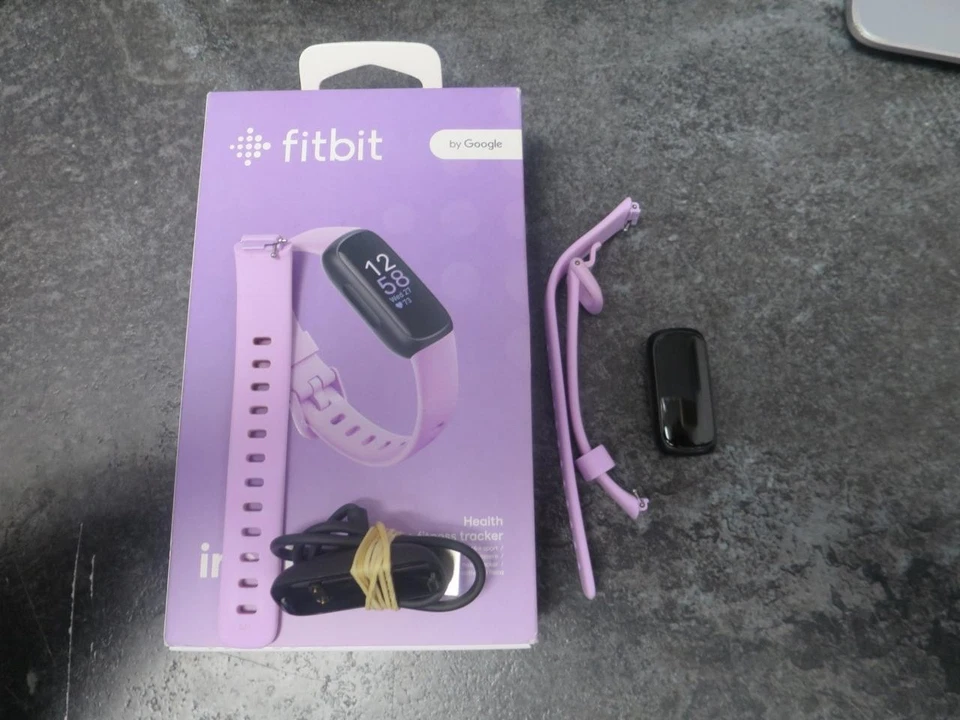 Fitbit Inspire 3 Fitness Tracker - Black/ purple (Boxed) - Image 1 of 1