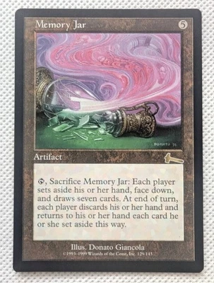 Memory Jar (129) - LP -Urza's Legacy Magic the Gathering MTG - Image 1 of 2