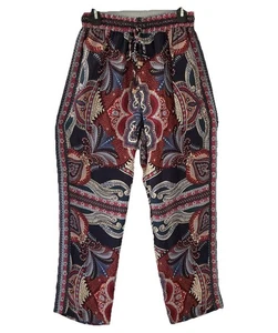 FARM RIO Multicolor Paisley High Waist tapered Leg Pants Size Small NWT - Picture 1 of 5