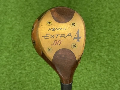 HONMA EXTRA 90 Persimmon (4) WOOD Right Handed Graphite Regular Flex Golf Japan - Image 1 of 4