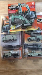 Matchbox National Parks Lot (X5)  International Brushfire Garbage King Excavator - Picture 1 of 23