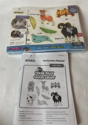 New Chefan Felt Play Sets Fairy Tales 12 Sets W/Instructions Imaginative Play - Image 1 of 2