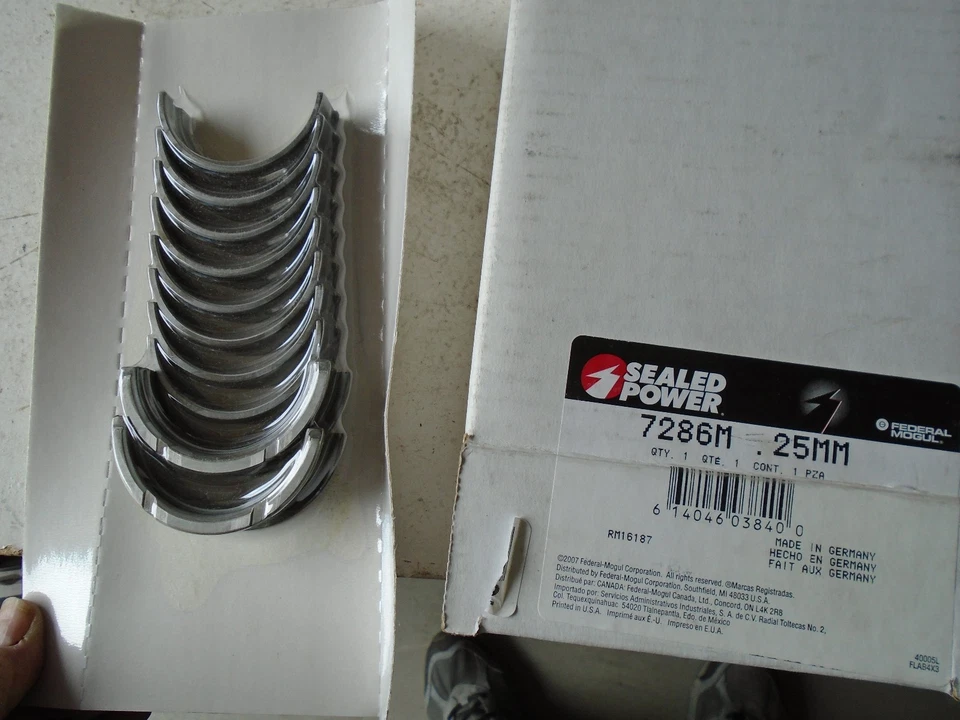 Engine Crankshaft Main Bearing Set sealed power 7286.25MM - Image 1 of 1
