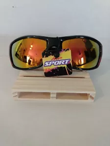 Gafas de sol AMP SPORT Max protección UV. Negro, rojo - Imagen 1 de 3