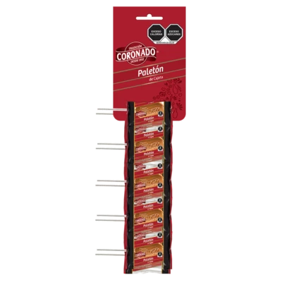 Paletón Coronado Leche de Cabra Mexicana Piruleta Paleta de Cajeta 10 Piezas Foto 1 de 3