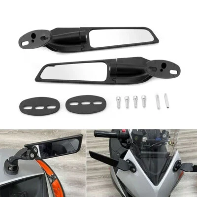 Регулируемые зеркала заднего вида с ветровым крылом для GSXR750 Suzuki GSXR600 GSXR1000R 1300R - Изображение 1 из 4