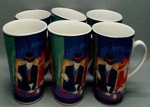 Sango CAFE AMERICANA Mugs SETS OF SIX More Items Here - Foto 1 di 3