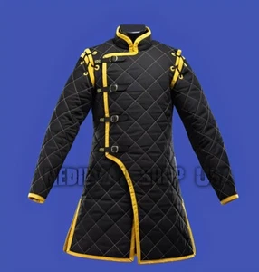 Medieval Gambeson ,Thick Padded Gambeson,  buhurt costume / handmade sca gambson - Picture 1 of 9