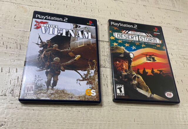 Preços baixos em Sony Playstation 2 Jogos de videogame de tiro Conflict:  Vietnam