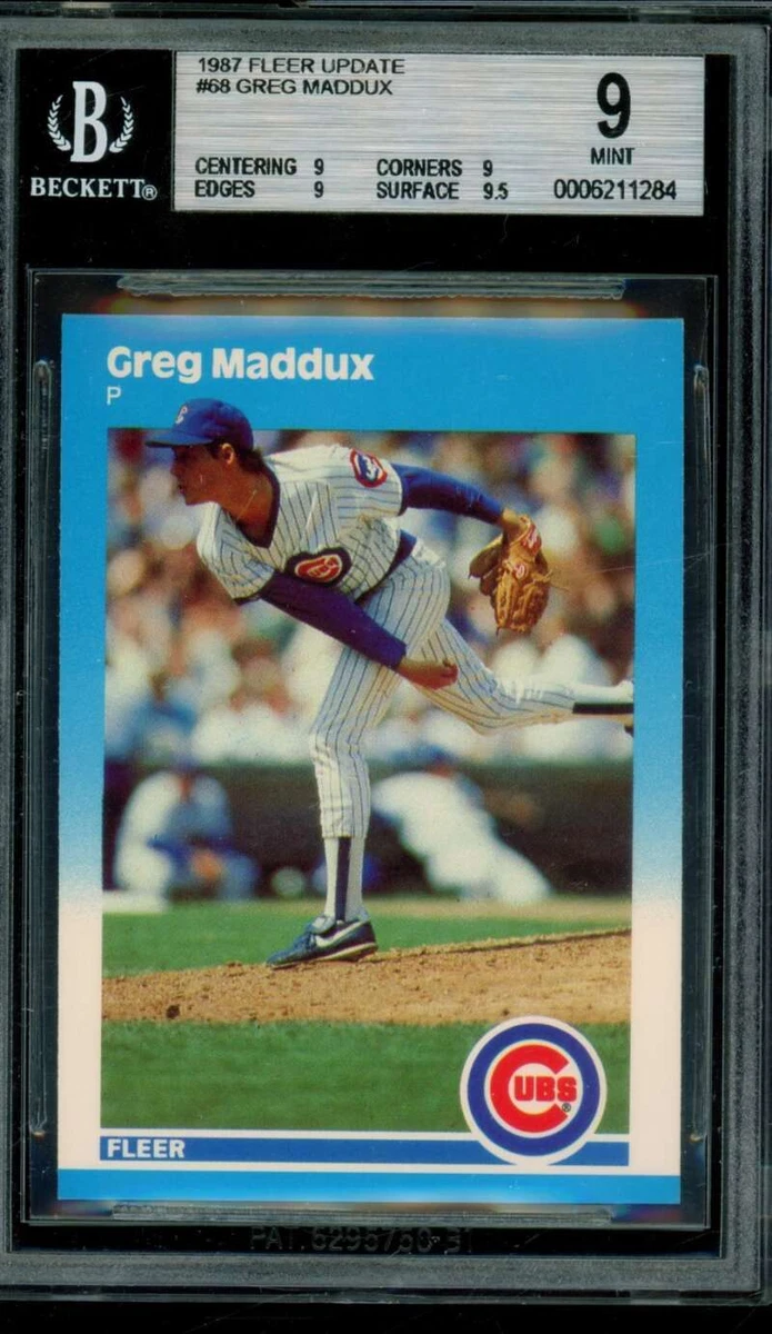 スポーツ選手 87 fleer update greg maddux rc!.! 1987 Fleer Update - Greg Maddux #U-68 for sale | eBay