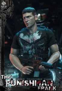Figura de acción coleccionable 1/6 de 12" de Present Toys The Punisher Frank Castle - Imagen 1 de 16