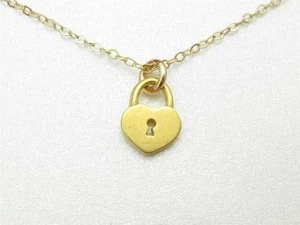 Dogeared Gold Dipped Sterling Silver You Are An Amazing Mom Heart Lock Necklace - Picture 1 of 1