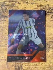 2021 Topps Weston McKennie kuratiert UCL Nationalheld Weston McKennie - Bild 1 von 2