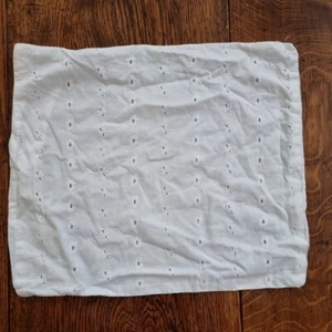 Vintage Mothercare white Cotton anglaise baby nursery pillowcase 60s 70s 80s - Picture 1 of 2