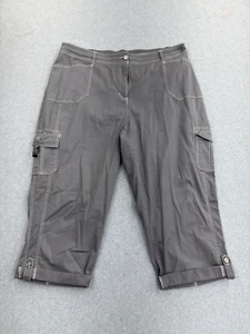 Cato Pants Womens 20W Plus Size Grey Cargo Gorp Core Outdoors Camping Garden - Picture 1 of 9