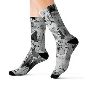 Sexy Anime Ahegao Face Socks - Picture 1 of 5