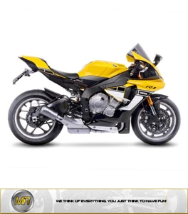 YAMAHA YZF 1000 R1 2015 2016 EXHAUST SLIP ON LEOVINCE LV-10 BLACK EDITION - Picture 1 of 1